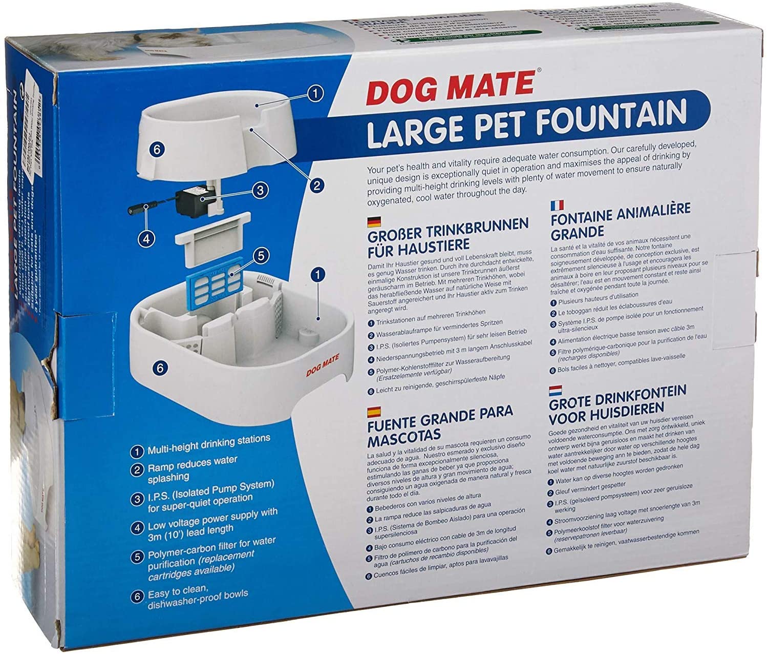  Karlie K Dog Mate 335 Fuente para Agua 6L 