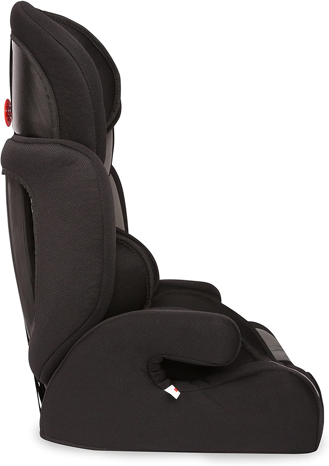  KIDUKU® Silla de coche, crece con el niño, 9 kg-36 kg (1-12 años), Grupo 1/2/3 (Negro/Gris) 