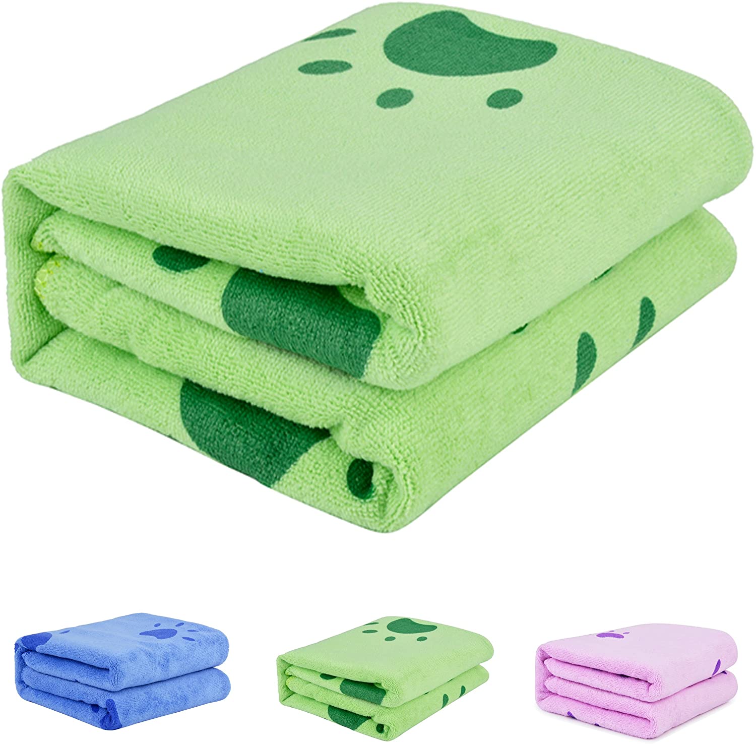  Legendog Toallas Baño, Toallas de Baño, Azul Toallas Baño, Toalla Microfibra Ultra Absorbente para Agua de Secado 