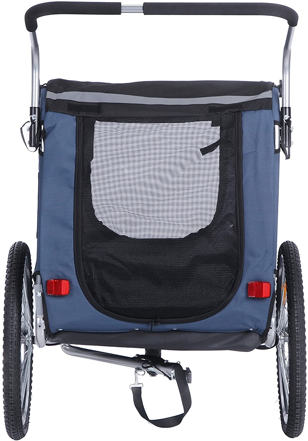  leonpets 2 en 1 mascotas Carrito de transporte para Jogger/remolque de bicicleta 10202 (Azul) 