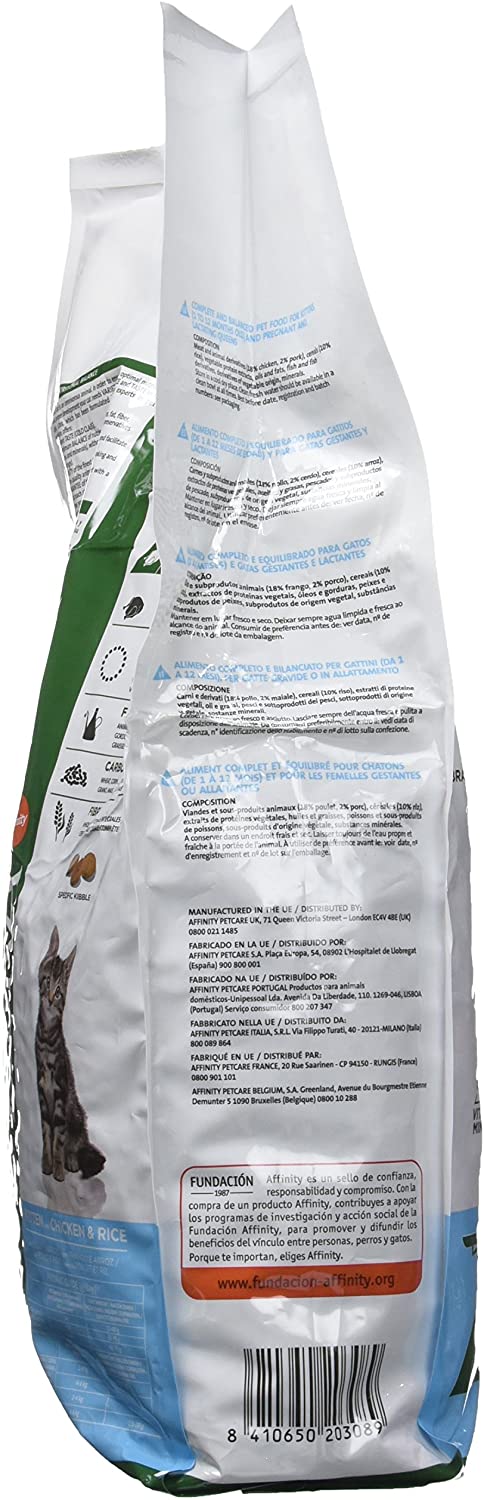  Libra - Pienso para gatos kitten pollo y arroz 1,5 kg 