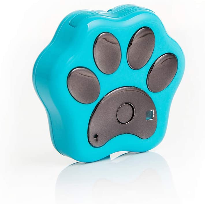  Mini Collares Impermeables del Animal Doméstico del Perro del GPS Chip De Seguimiento para Perro Gato Rastreador De GPS Anti-perdida 47X50 X15mm Blue 