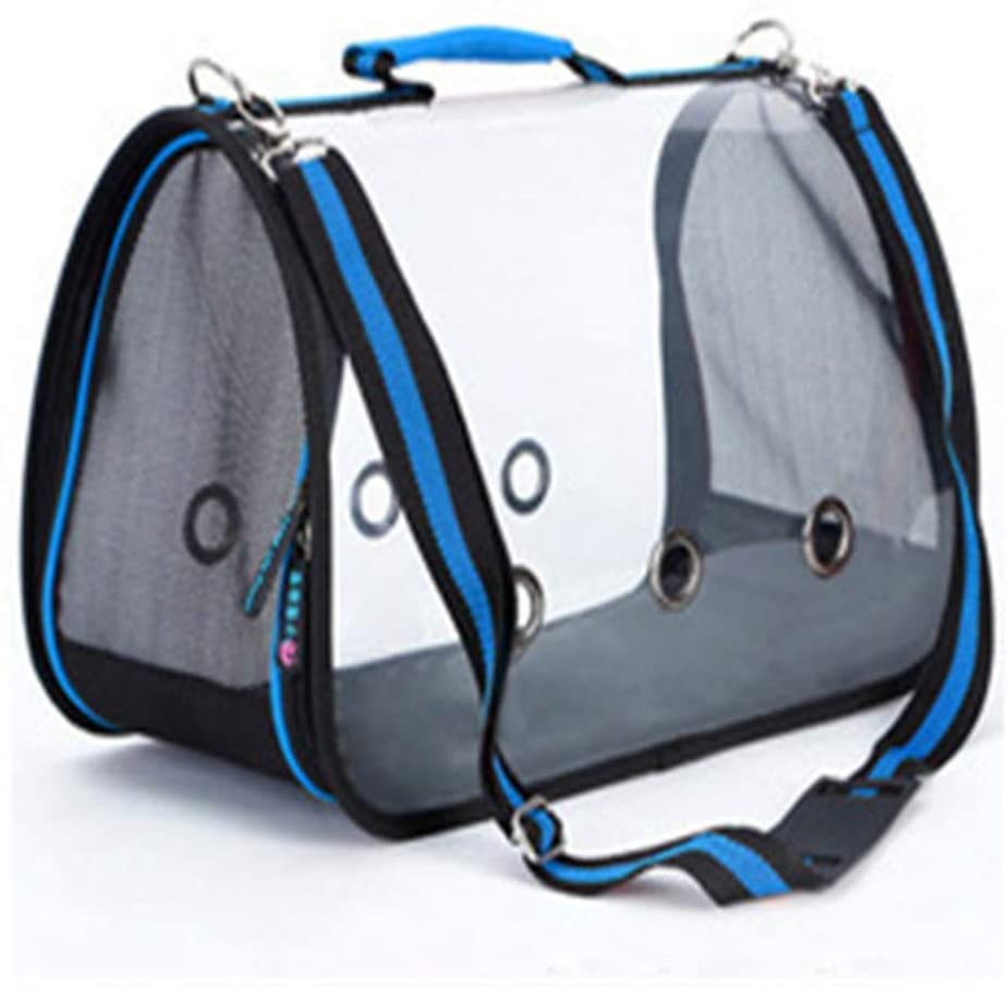  Mochila para mascotas Bolso portátil transparente para mascotas Gato Perro Perro Bolso de hombro Bolso para mascotas Mochila portátil 