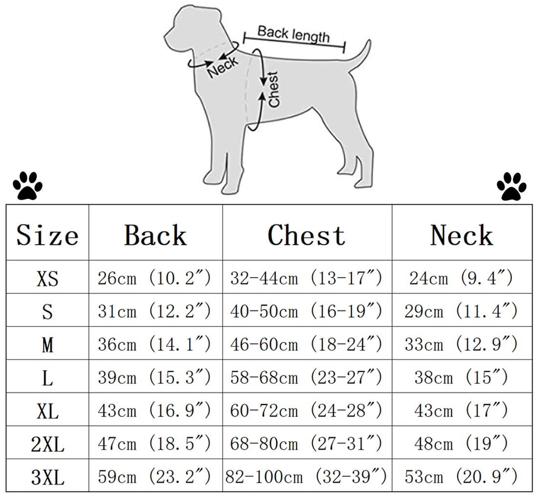  Morezi - Chaleco de Forro Polar de poliéster Suave para Perro, Chaleco elástico para el Pecho y la Cintura, Abrigo de Invierno cálido, Abrigo Reversible para Perros pequeños, medianos y Grandes 