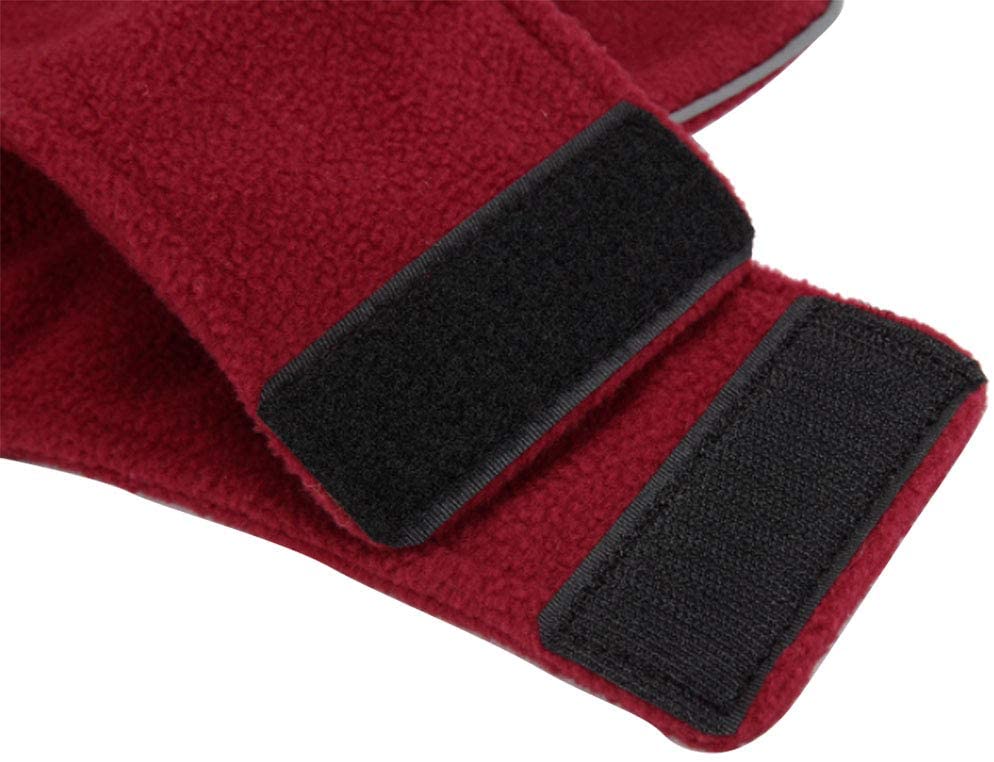  Morezi - Chaleco de Forro Polar de poliéster Suave para Perro, Chaleco elástico para el Pecho y la Cintura, Abrigo de Invierno cálido, Abrigo Reversible para Perros pequeños, medianos y Grandes 