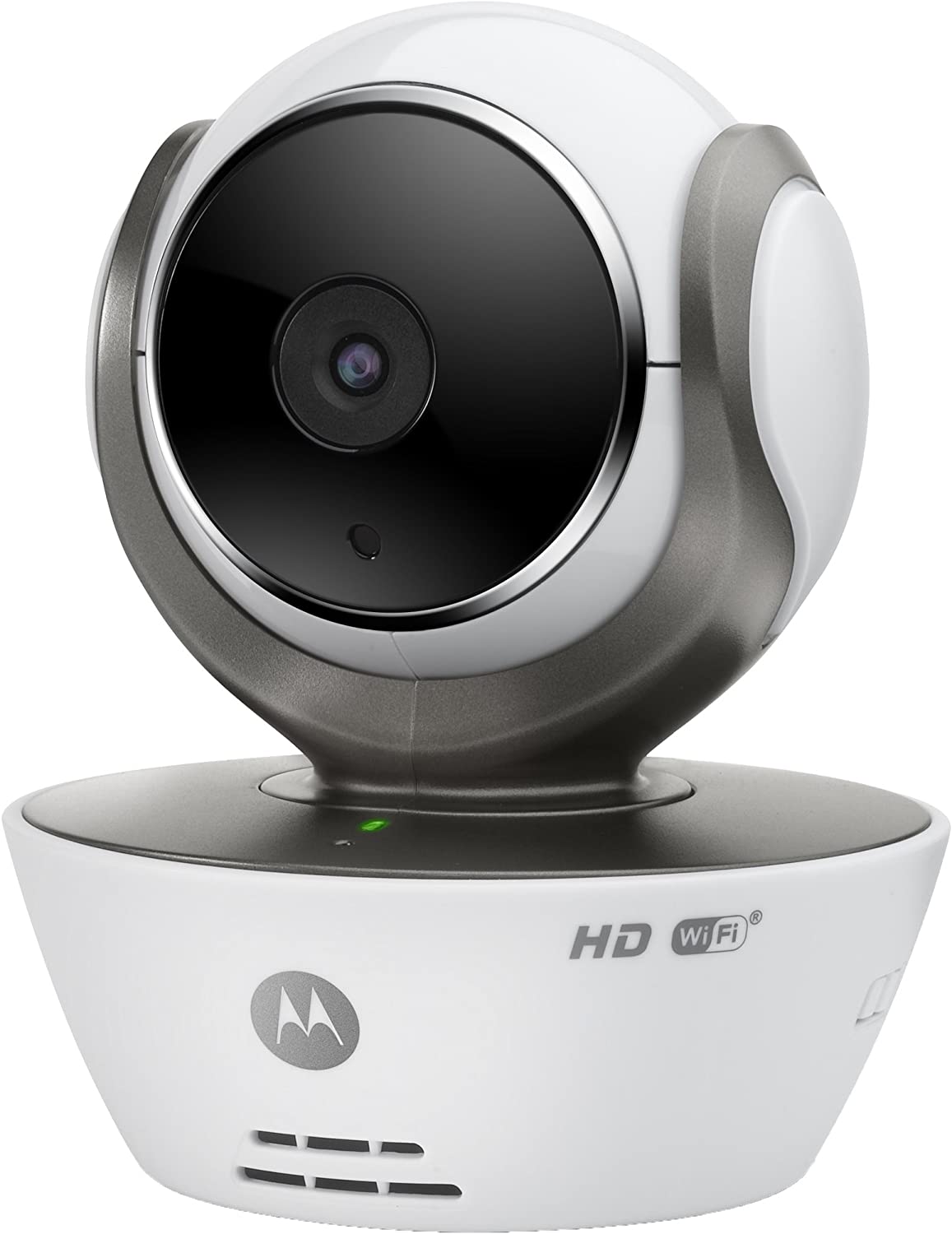  Motorola Focus 85 - Cámara de Vigilancia Inalámbrica, HD, Wifi, Interior, Fácil instalación, Detección Movimiento y Sonido, Visión Nocturna por Infrarrojos, Temperatura, Alarma, Micrófono Incorporado, Control Remoto para Panorámica, Inclinac