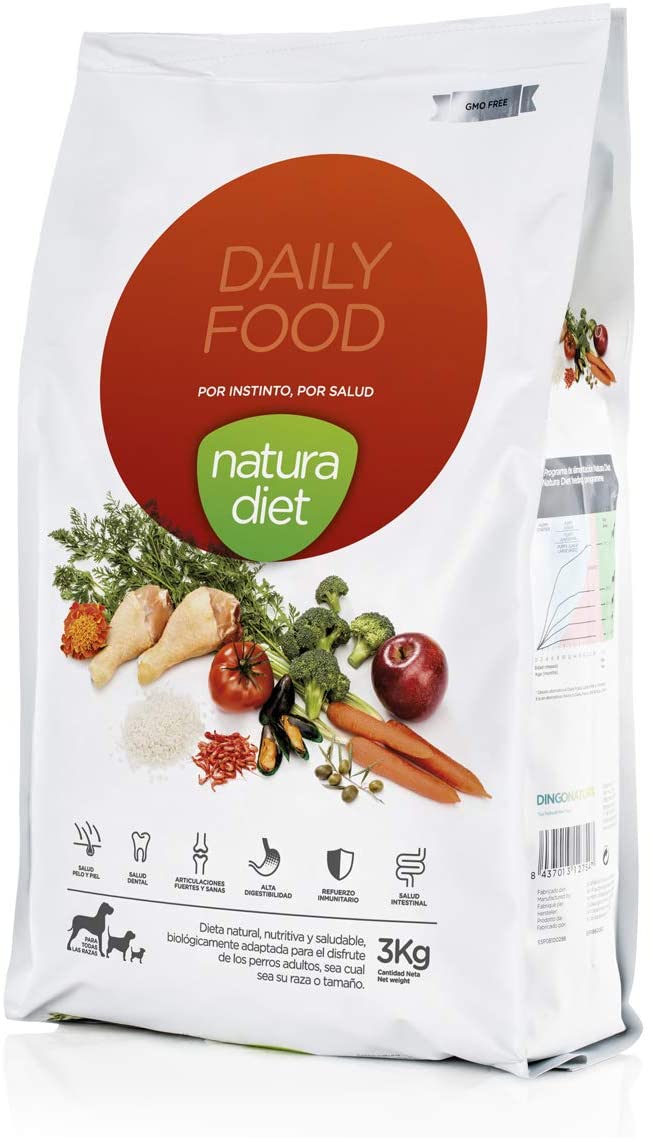  Natura Diet Comida Seca para Perros Mantenimiento - 3000 gr 