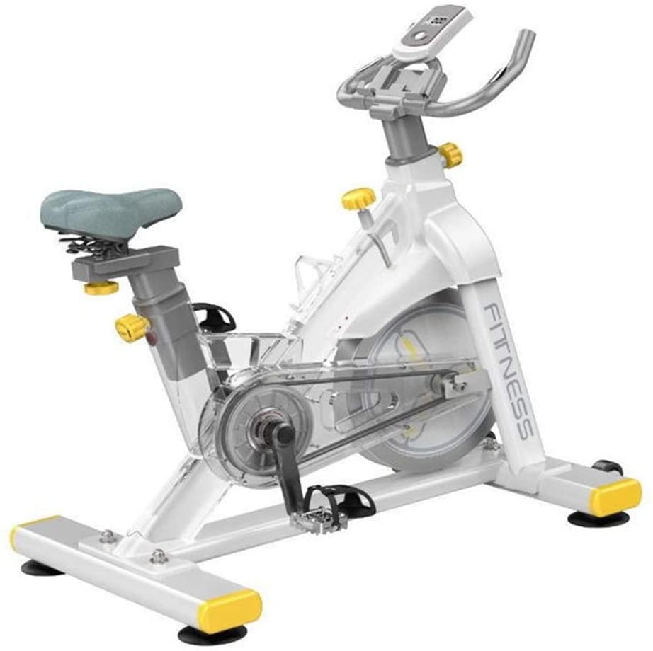  NHY Ejercicio Bicicleta Vertical Ciclos Estudio Entrenamiento aeróbico en Interiores Gimnasio Cardio Gimnasio Bicicleta Mudo Equipo Ejercicios Plegables magnéticos con Pulso y Capacidad Libras 