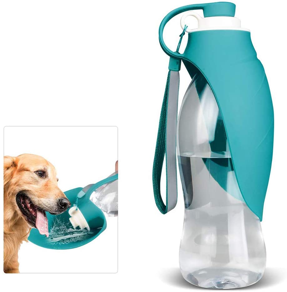  NICEWL Botella De Agua para Perros Dispensador De Agua para Mascotas Que Caminan, Portátil con Taza De Bebida Tazón Al Aire Libre Senderismo, Puppy Cats Hamsters Alimentador De Viaje 