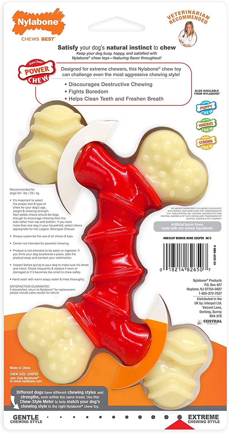  Nylbone JU01647 Extreme Chew Double Bone XL 