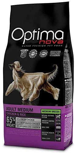  Optima nova - Pienso para Perros Adultos medianos ã“ptima Nova Pollo y arroz 