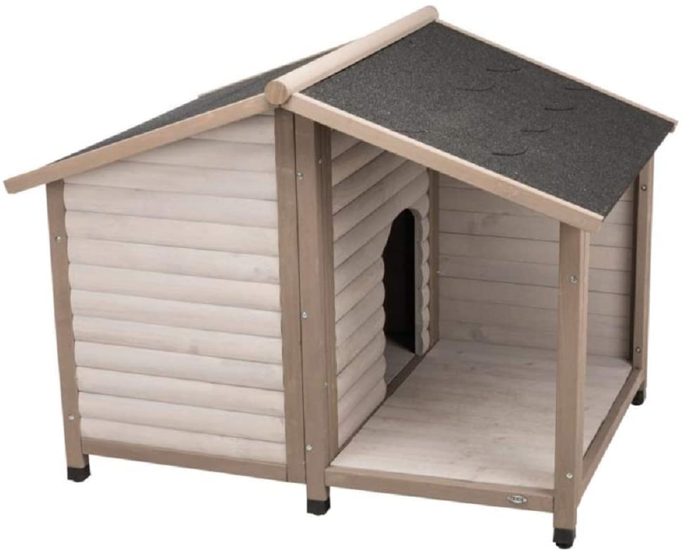  PaylesswithSS - Caseta de Madera para Perros con Porche 