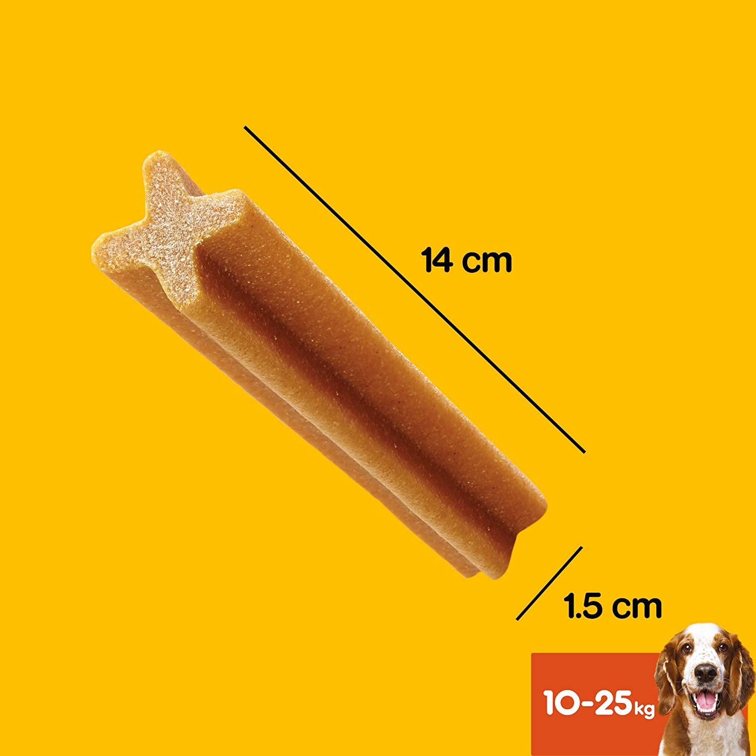  Pedigree Pack de 28 Dentastix de uso diario para la limpieza dental de perros medianos (Pack de 4) 