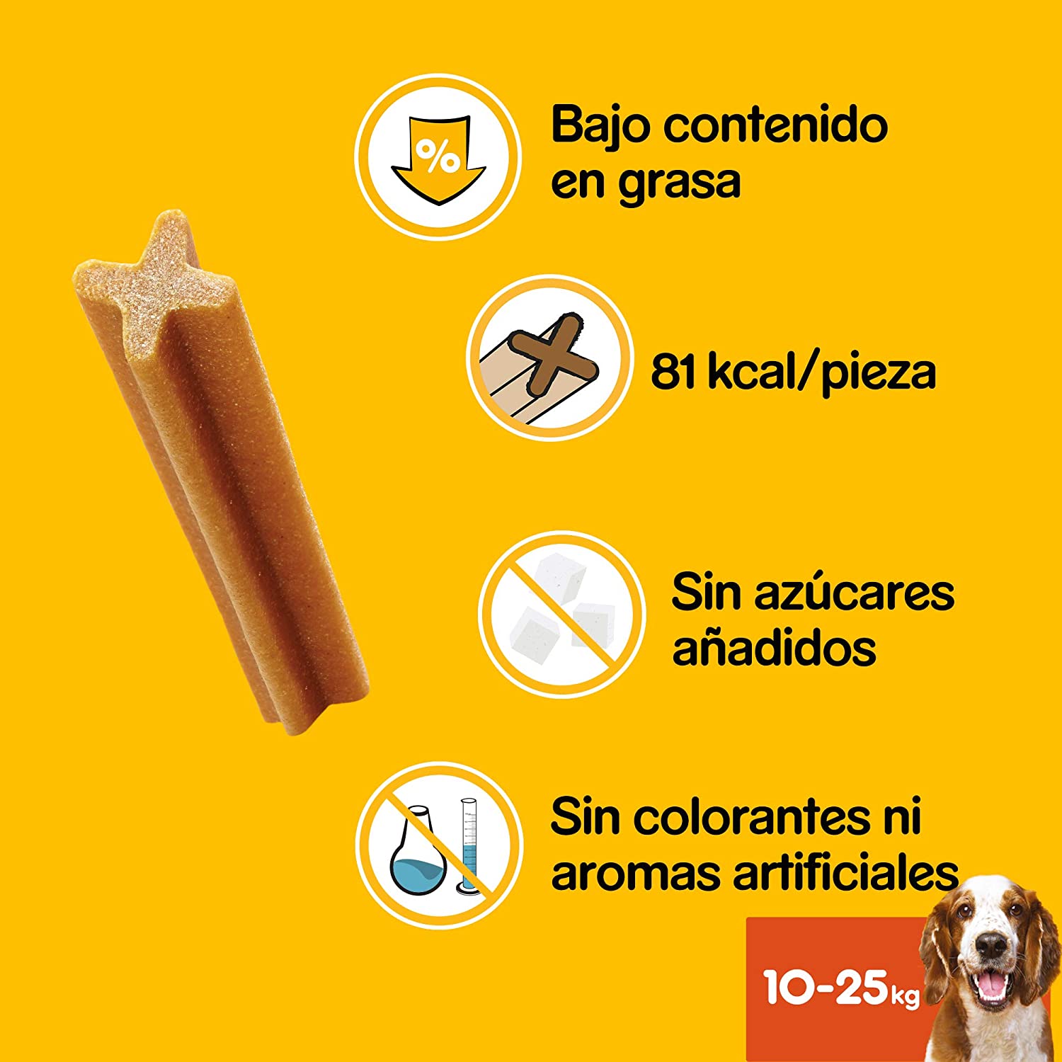  Pedigree Pack de 28 Dentastix de uso diario para la limpieza dental de perros medianos (Pack de 4) 