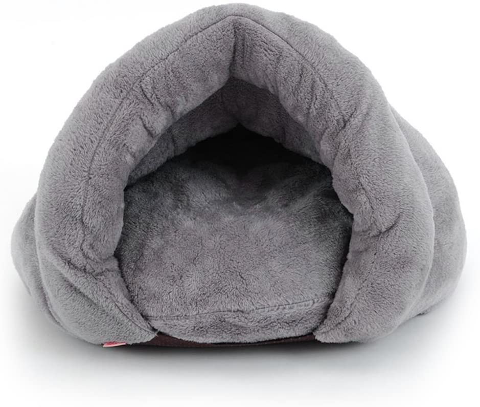  PETCUTE Camas para Perros Gatos Saco de Dormir para Perros cálido Cuevas casa para Gatos Nido de Gato caseta de Perros 