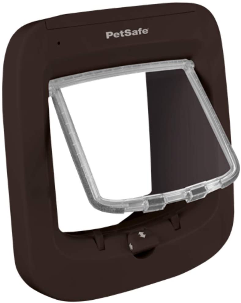  PetSafe Cat Flap Puerta para Gatos con Microchip (Marron) 