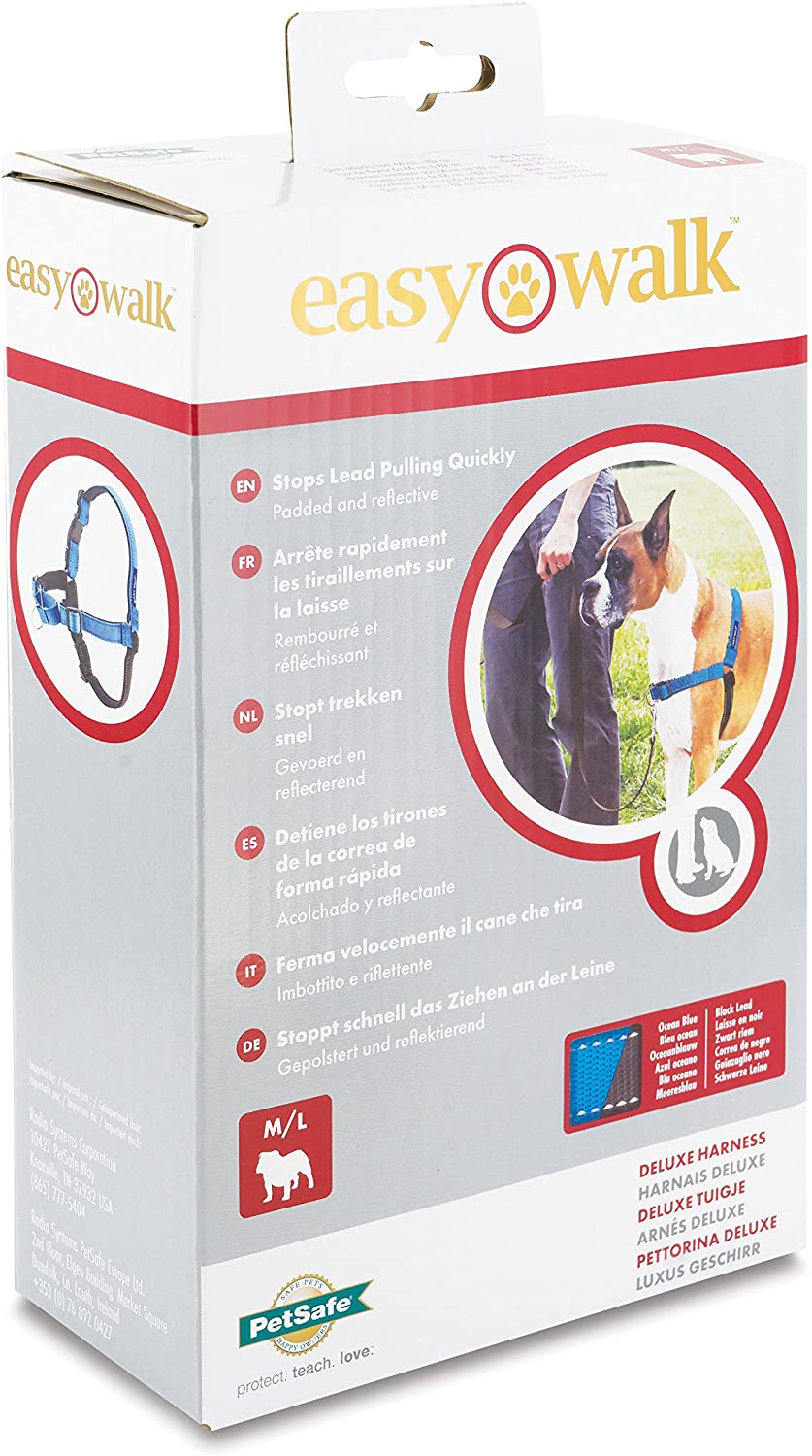  PetSafe Correa para Perros Easy Walk Deluxe Azul 