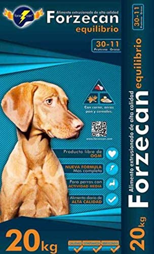  Pienso FORZECAN EQUILIBRIO para Mantenimiento de Perros Adultos de Razas Medianas o Grandes - 20kg 