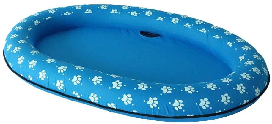  Piscina flotante para perros Piscina acuática para mascotas Juguete acuático Piscina flotante Juguete playero flotante para la hilera de camas para perros y gatos 