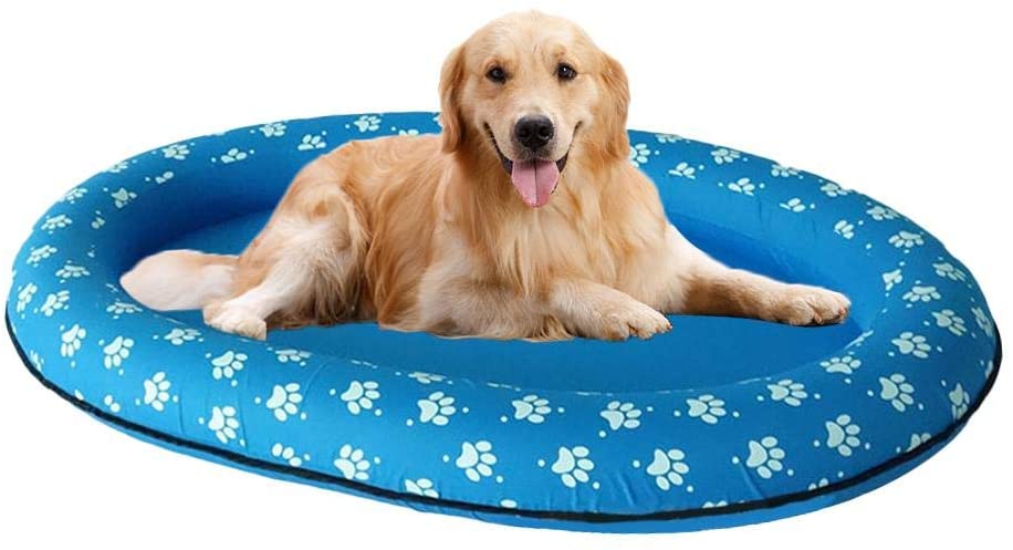  Piscina flotante para perros Piscina acuática para mascotas Juguete acuático Piscina flotante Juguete playero flotante para la hilera de camas para perros y gatos 