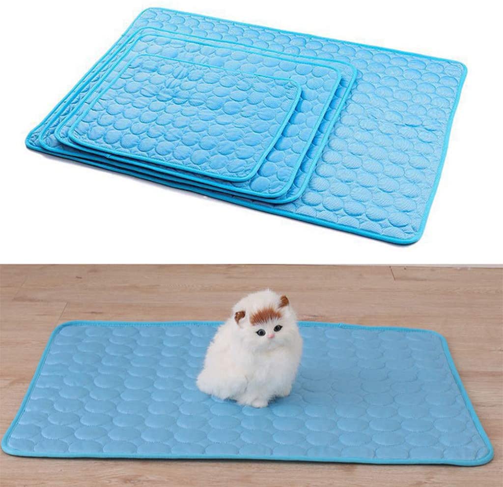  planuuik Summer Pet Camas de Hielo Jaula Lavable Antideslizante Colchón para Perros Kennel Cool Jelly Pet Rest Mat Hogar Artículos para Mascotas 