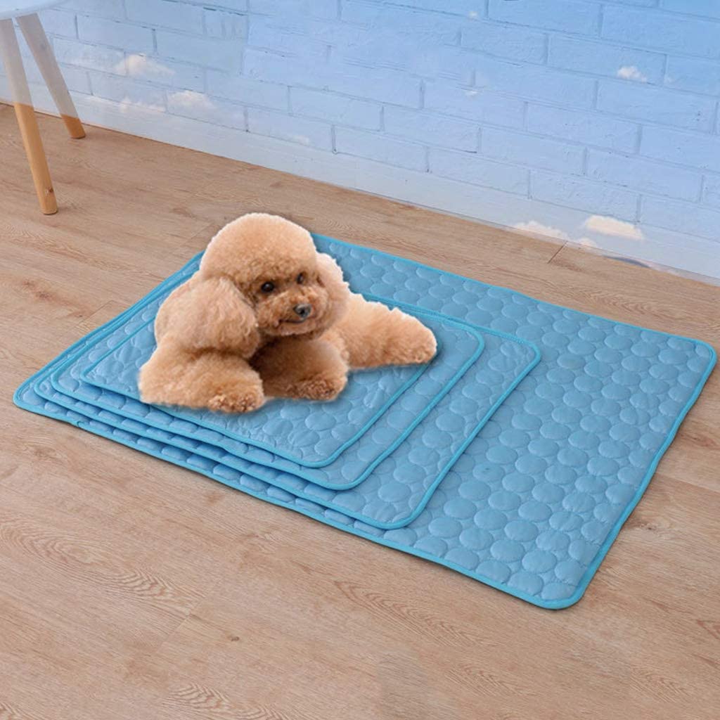  planuuik Summer Pet Camas de Hielo Jaula Lavable Antideslizante Colchón para Perros Kennel Cool Jelly Pet Rest Mat Hogar Artículos para Mascotas 