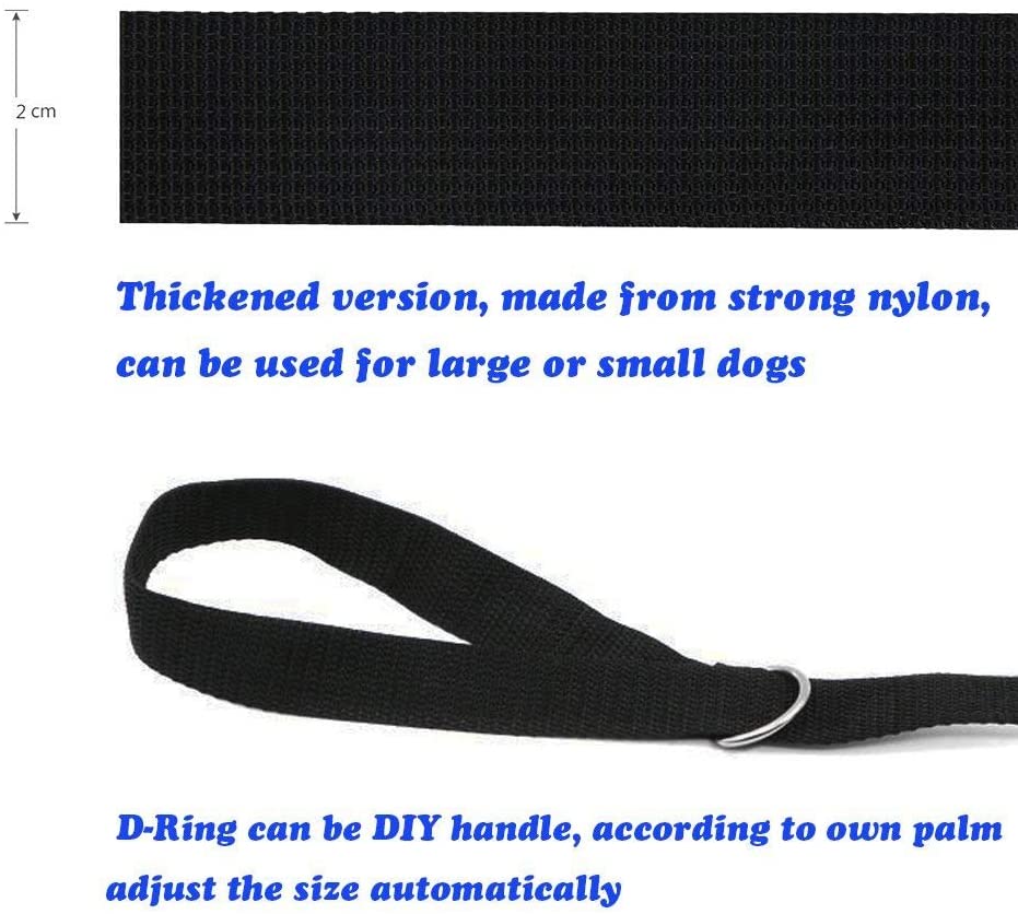  Ploopy D-Ring Correa de Adiestramiento para Perros, Correa Larga de Rastreo para Perro Ideal Paseo o Amarre 