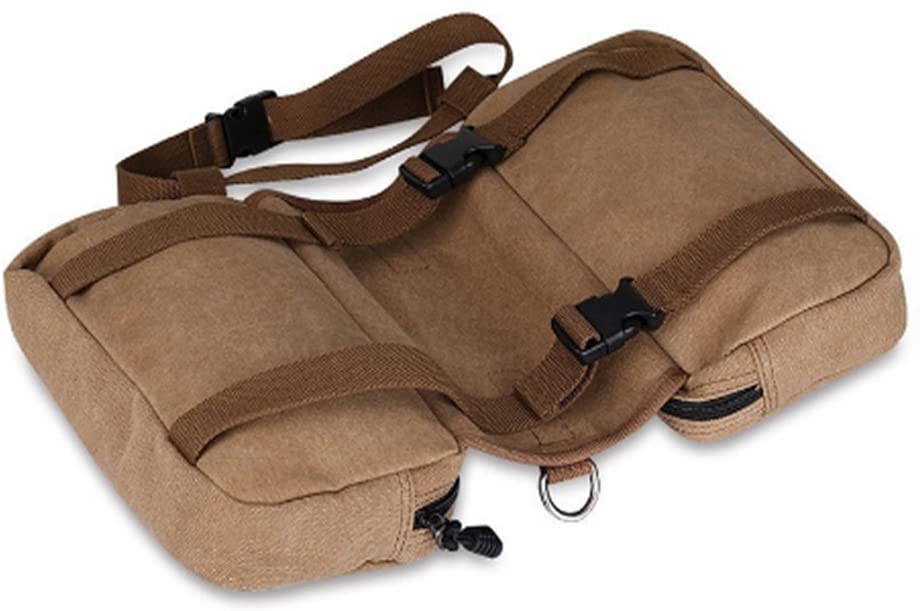  POPETPOP Paquete de Perro Hound Travel Senderismo Mochila de Viaje Saddle Bag Mochila para Perro Mediano y Grande (de Color Caqui) 