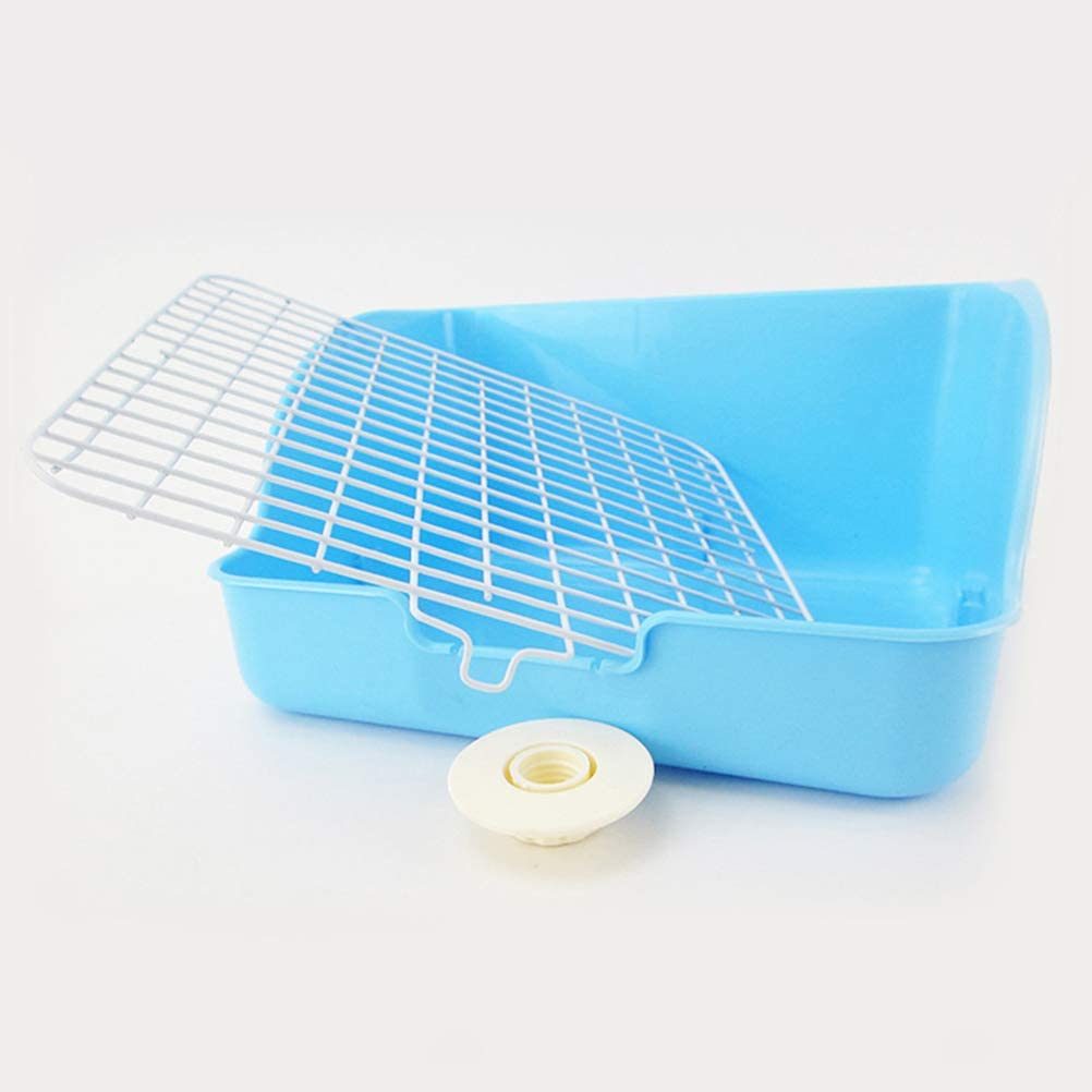  POPETPOP Pet Dog Toilet Pet Potty Trainer Puppy Training Tray Pad Piso Protección Bandejas Azul 