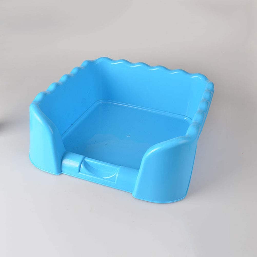  POPETPOP Pet Dog Toilet Pet Potty Trainer Puppy Training Tray Pad Piso Protección Bandejas Azul 