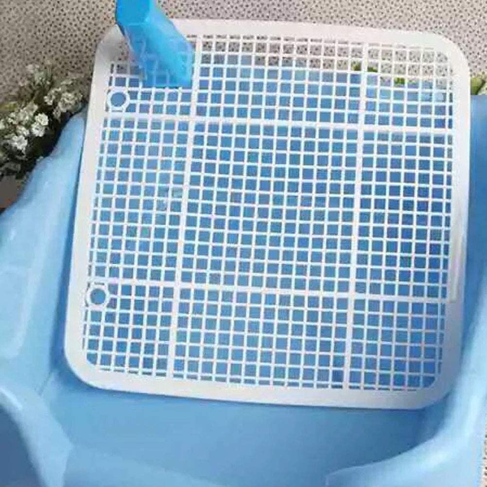  POPETPOP Pet Dog Toilet Pet Potty Trainer Puppy Training Tray Pad Piso Protección Bandejas Azul 