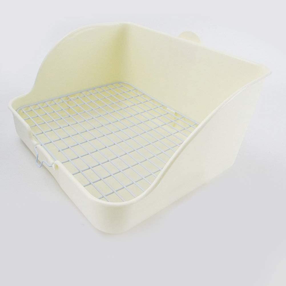  POPETPOP Pet Dog Toilet Pet Potty Trainer Puppy Training Tray Pad Piso Protección Bandejas Blanco 