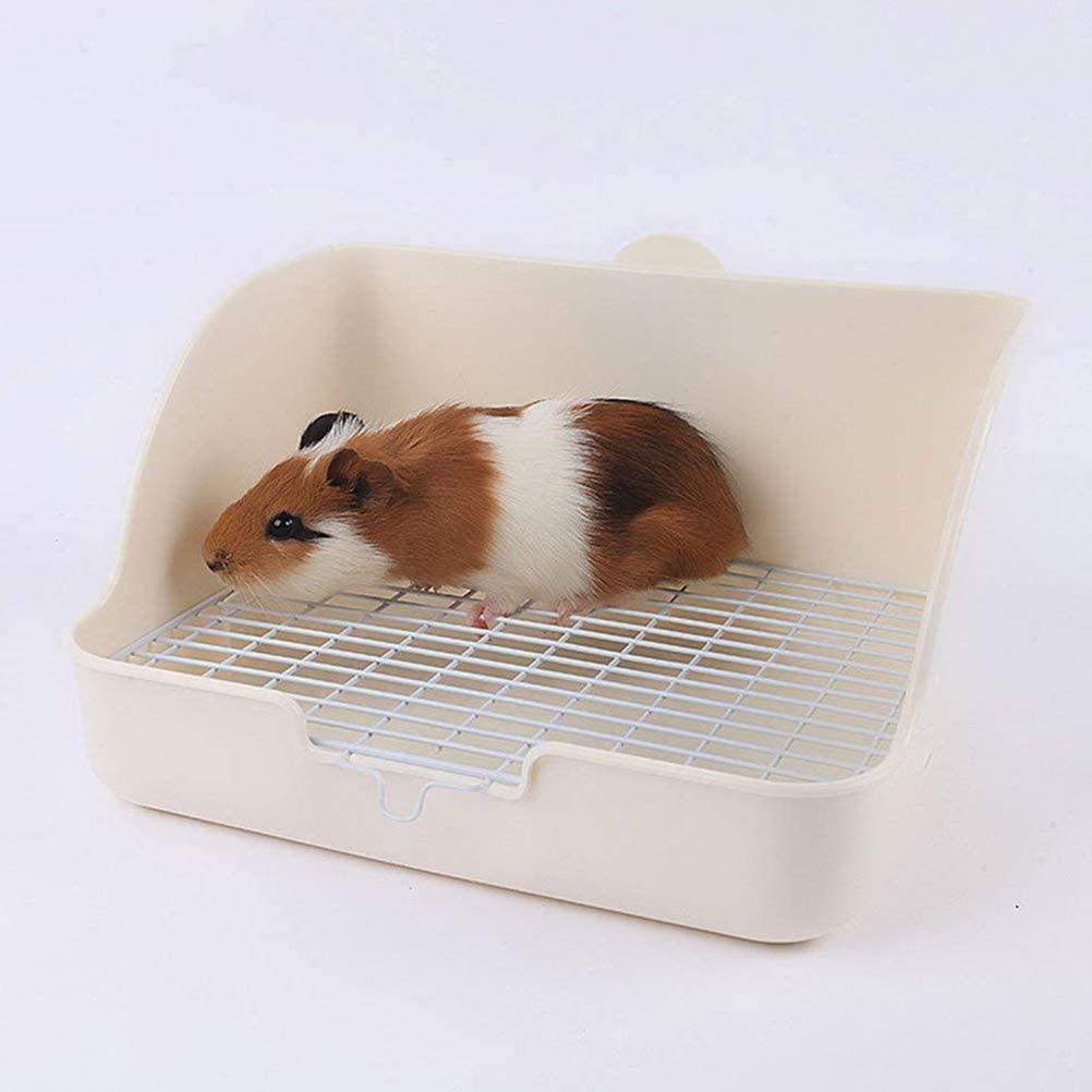  POPETPOP Pet Dog Toilet Pet Potty Trainer Puppy Training Tray Pad Piso Protección Bandejas Blanco 