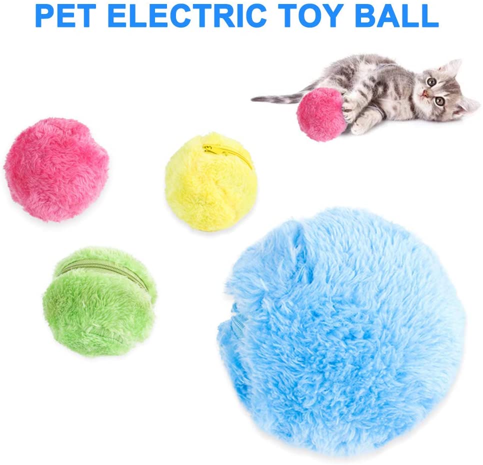  Proglam Magic Roller Ball - Pelota de Microfibra robótica automática para Perros y Gatos 