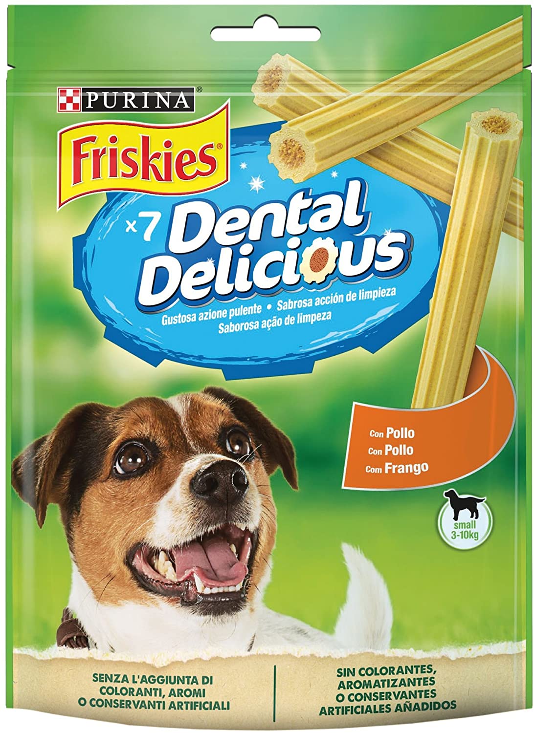  Purina Friskies Dental Delicious golosina dental para Perro Pequeño 6 x 100 g 