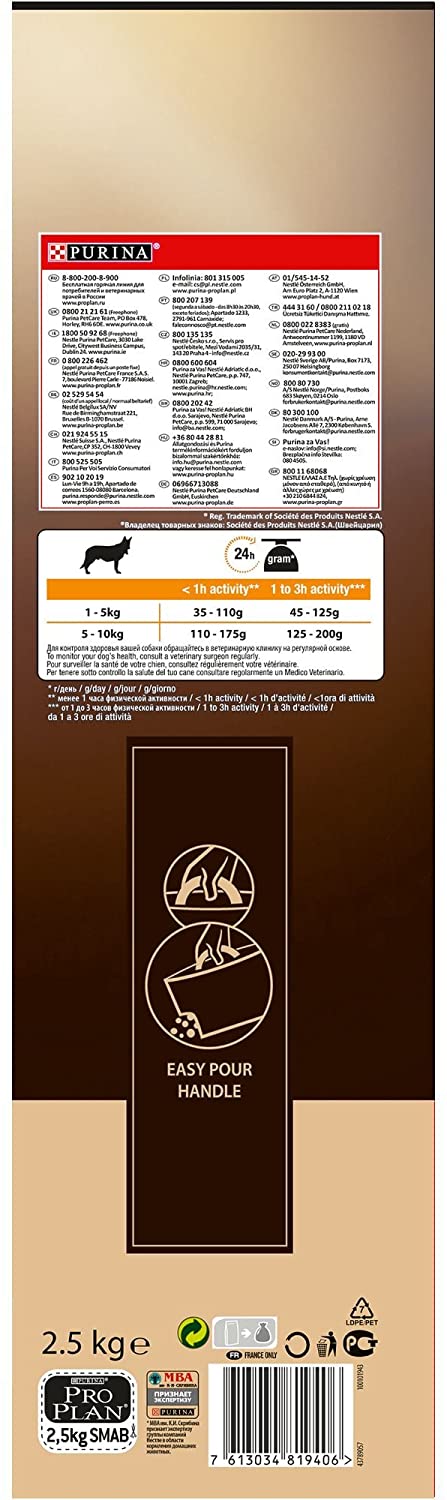  Purina ProPlan Duo Delice Mini pienso para Perro pequeño Adulto 4 x 2,5 Kg 