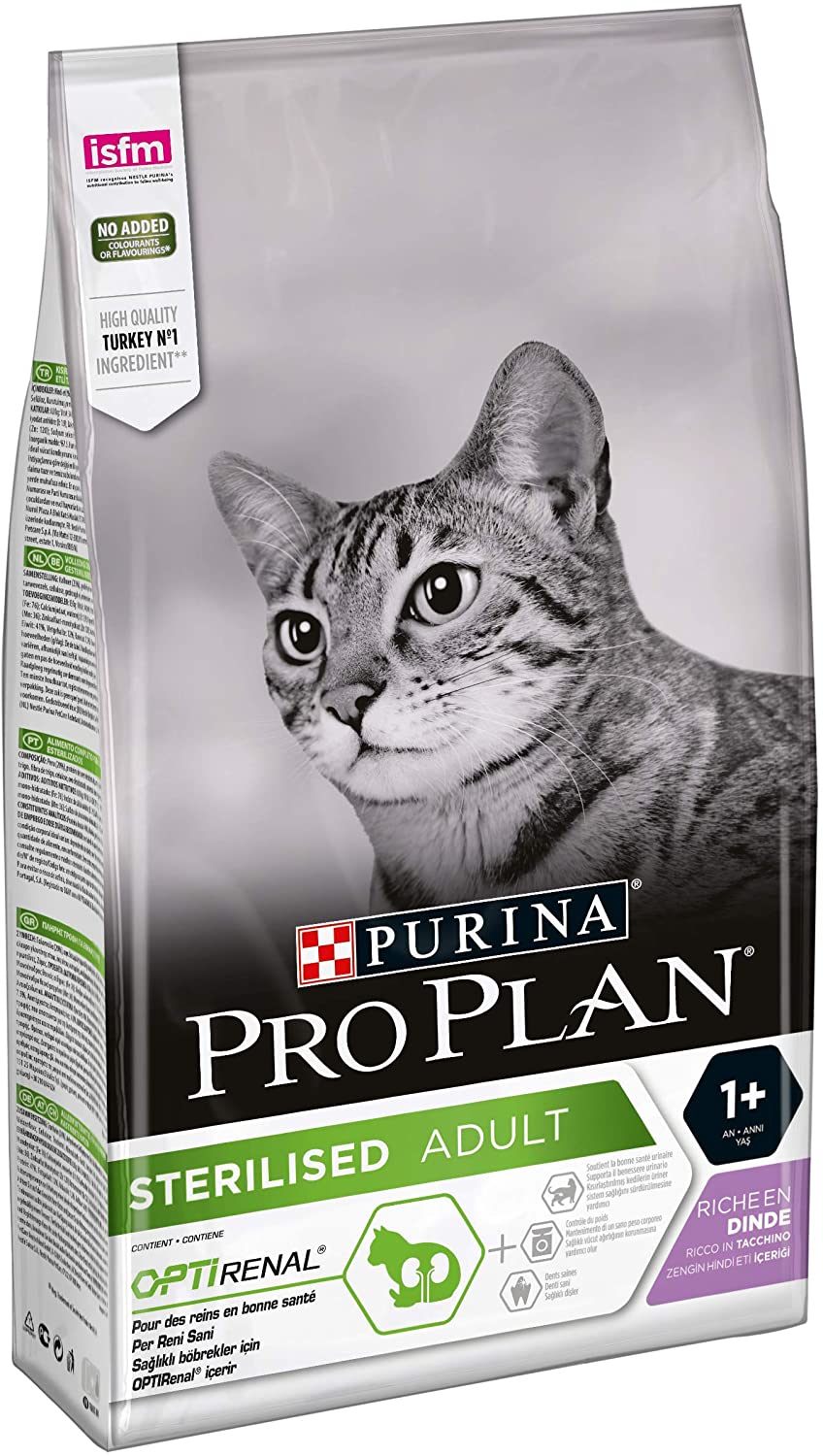  Purina ProPlan pienso para Gato Esterilizado Pavo 6 x 1,5 Kg 