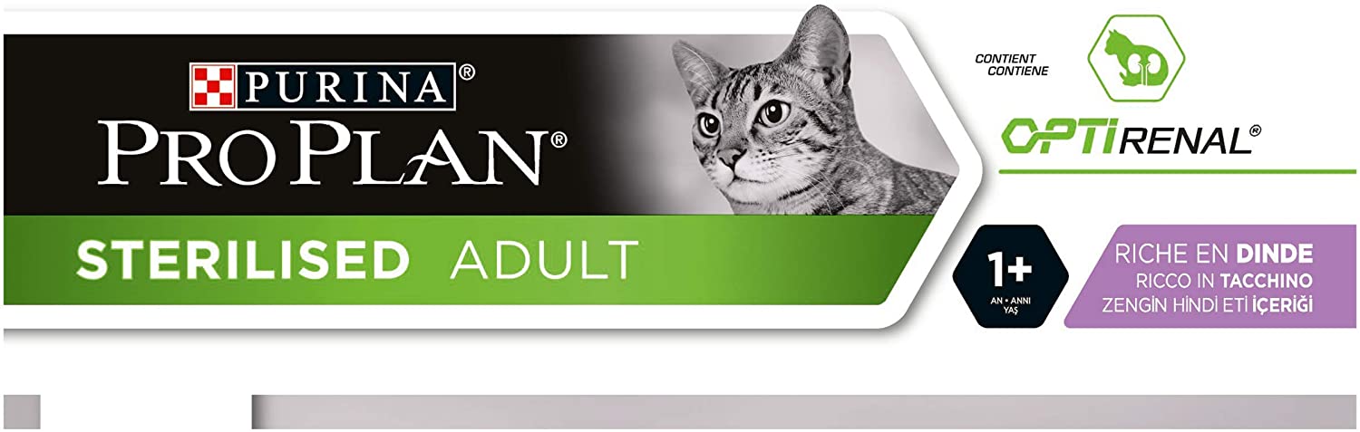  Purina ProPlan pienso para Gato Esterilizado Pavo 6 x 1,5 Kg 