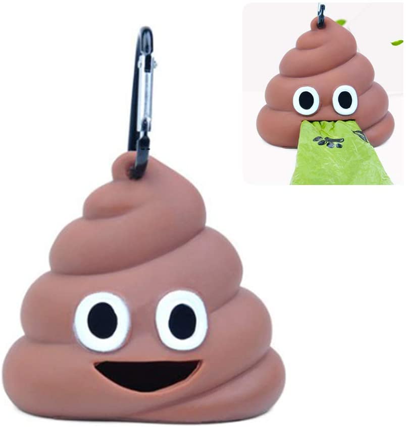  Pywee Cute Poop Garbage Bag Separator Dispensador de Bolsa desechable portátil para Mascotas 