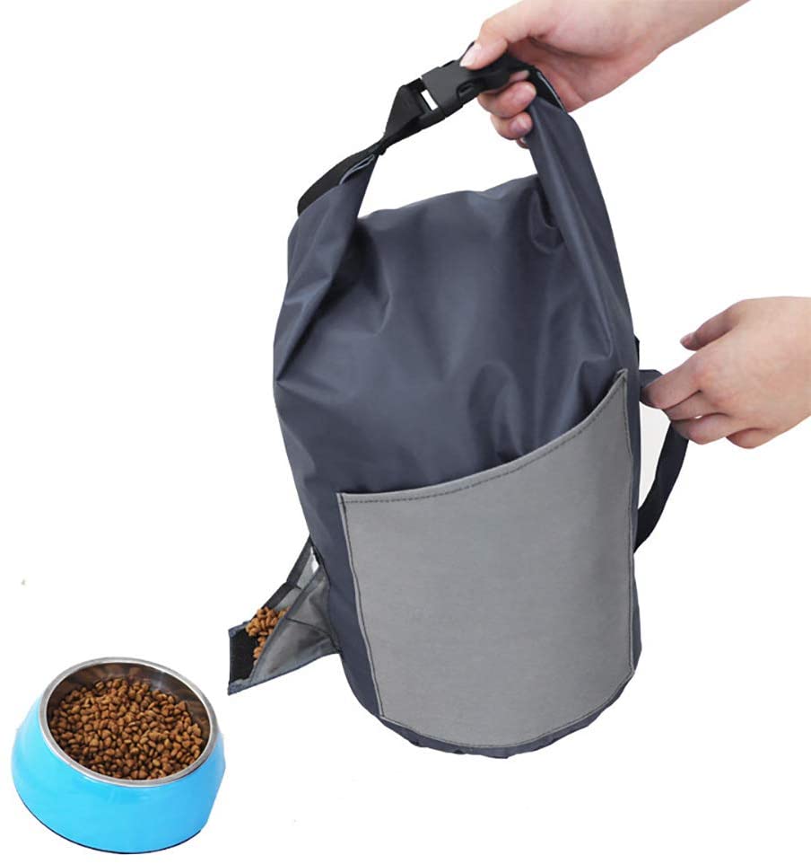  Queta - Bolsa de Almacenamiento de Comida para Perros, Bolsa de Comida para Gatos y Perros, contenedor de Almacenamiento de Alimentos para Mascotas, portátil, portátil, Ligera, Plegable 