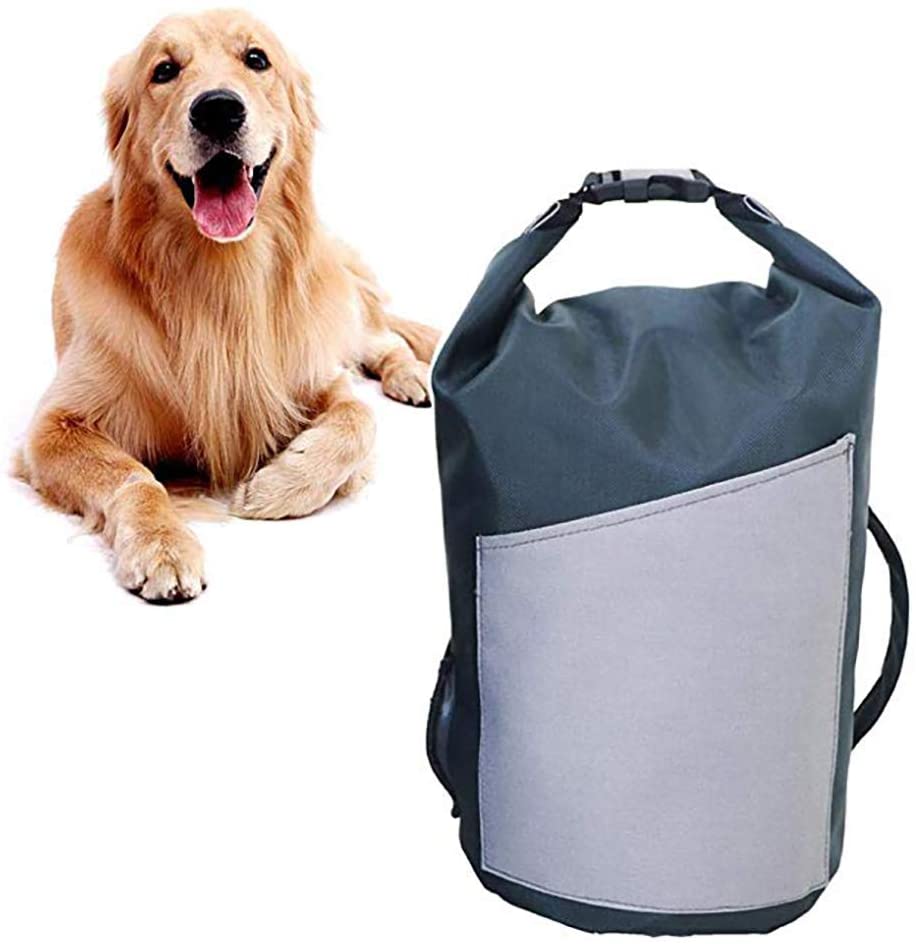  Queta - Bolsa de Almacenamiento de Comida para Perros, Bolsa de Comida para Gatos y Perros, contenedor de Almacenamiento de Alimentos para Mascotas, portátil, portátil, Ligera, Plegable 