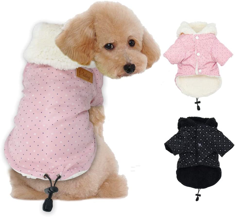  RC GearPro Chaqueta de Abrigo para Perros Clima frío Invierno Chaleco Impermeable a Prueba de Viento Cachorro para pequeños y medianos Perros Grandes Gatos 