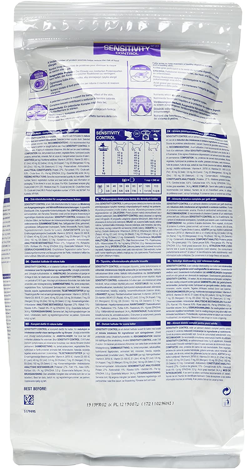  Royal Canin C-58296 Diet Feline Sensitivity - 1.5 Kg 