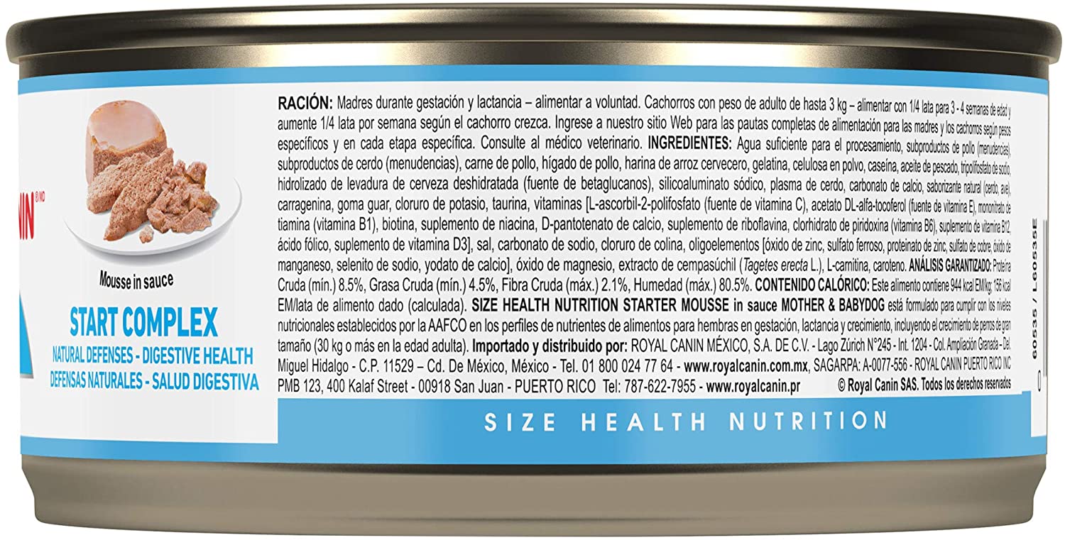  ROYAL CANIN Canine Health Nutrition Starter Mousse Canned Dog Food, 5.8 oz/One Size by 