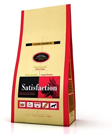  Satisfaction pienso perros razas grandes 15 kg 