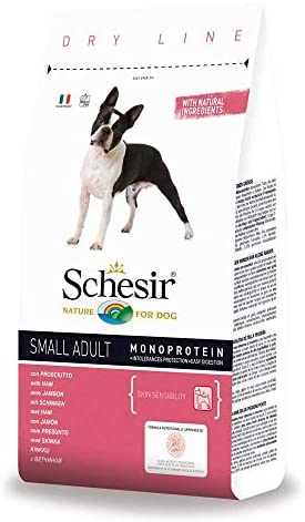  Schesir - Alimento de Mantenimiento para Perros pequeños,Sabor jamónKg2. 