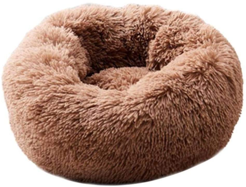  Shuggy Large Dog Bed Round Donut Cojín para Mascotas para Perros pequeños medianos Grandes Invierno cálido Lavable Puppy Mat Kennel 