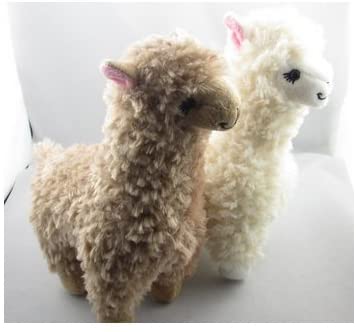  Tb_koop Cerca de 23 cm lindo animal animal alpaca pony hierba barro caballo caballo peluche de juguete muñeca 