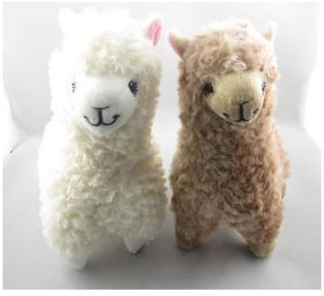  Tb_koop Cerca de 23 cm lindo animal animal alpaca pony hierba barro caballo caballo peluche de juguete muñeca 