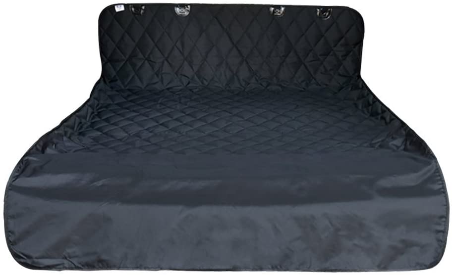  Tech Traders - Protector de Asiento Trasero Universal Resistente al Agua, Resistente a los arañazos, para Mascotas, Polvo, Suciedad, y Ajuste Universal para Todos los vehículos SUV, Color Negro 